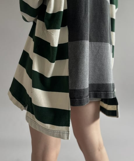 【RE;CIRCLE】 RE Lace-Up Rugger Shirt  /261026-010