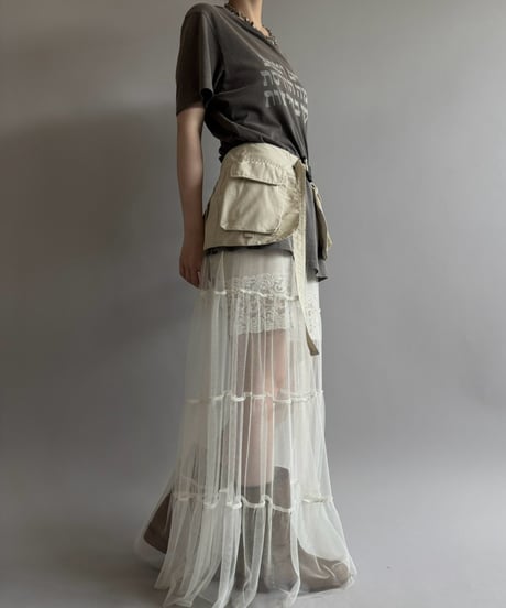 【RE;CIRCLE】  RE Fishing Vest Belt Bag / 260810-007