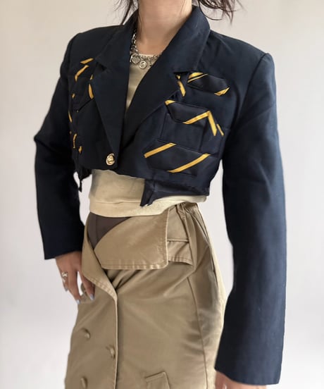 【RE;CIRCLE】 RE Numbering Tie Blazer  / 261019-016