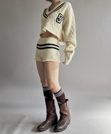 【RE;CIRCLE】 RE Tilden Knit Set-up  /261019-030