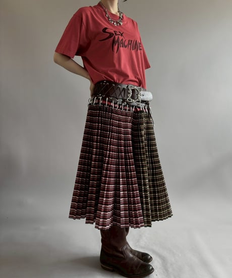【USED】 Made in USA 90's DAVE PRATT SEX MACHINE T-Shirt/ 260718-001