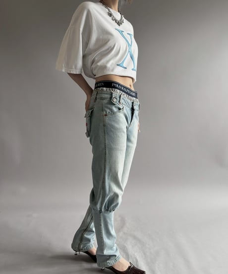 【USED】 Hanes APPLE X Cutoff T-Shirt / 260725-029