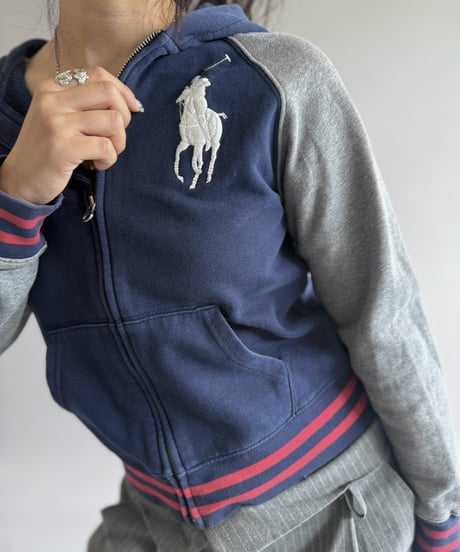 【USED】 Polo Ralph Lauren Big Pony Zip Parka / 260905-019