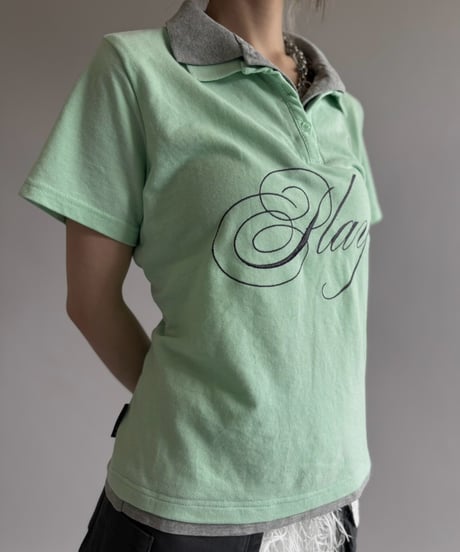 【Chinatsu Aoyama】 RE Player Polo Shirt / 260827-028