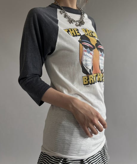 【USED】 Made in USA Budweiser Raglan T-Shirt / 260822-004