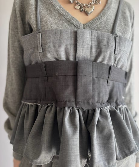 【Chinatsu Aoyama】 Suit Bustier /  2601022-035
