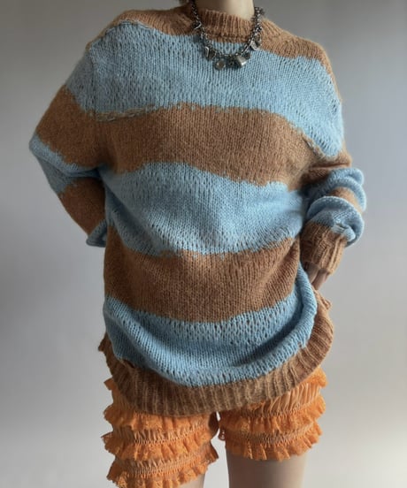 【USED】 Acne Studios Stripe Grange Knit  / 261024-016
