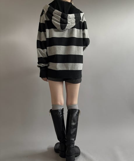 【USED】 Polo Ralph Lauren Border Hooded Rugger Shirt / 260919-006