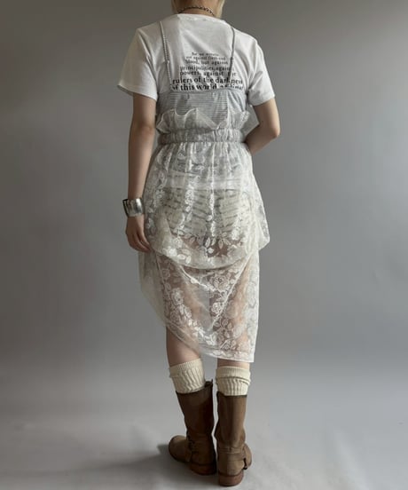 【RE;CIRCLE】RE Crochet Camisole＋Lace One-Piece / 260709-008