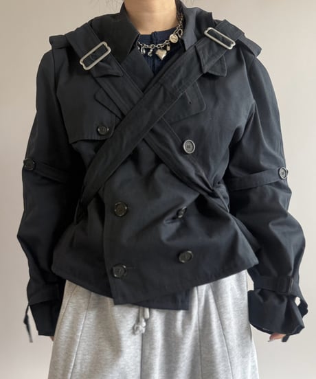 【RE;CIRCLE】 RE Trench Short Coat  / 261019-002