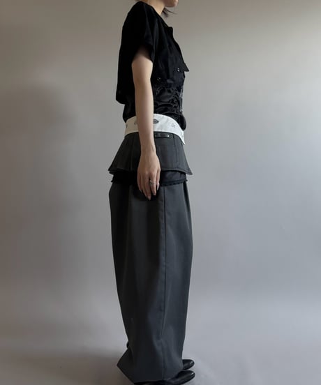 【Chinatsu Aoyama】 RE Makers Shirt Black / 260813-040