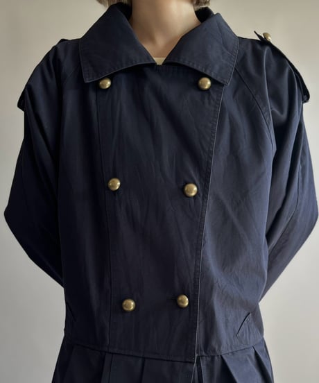 【RE;CIRCLE】 RE Pleated Hem Trench Coat  / 261019-026