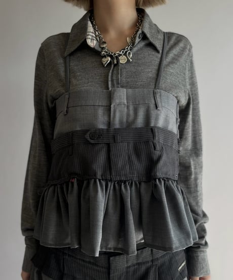 【Chinatsu Aoyama】 Suit Bustier /  2601022-043