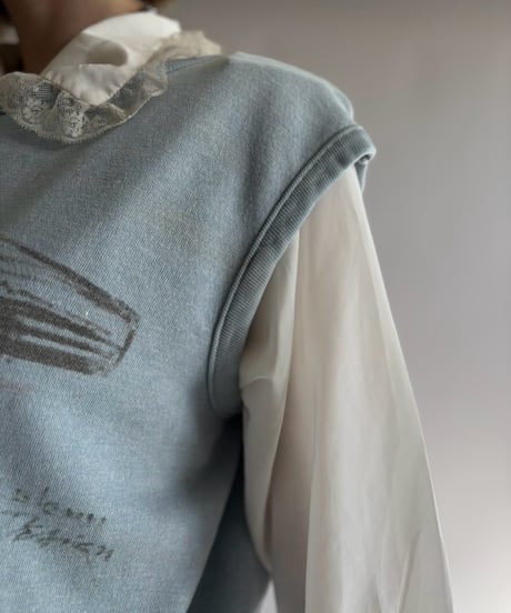 【USED】 80's Classic Car Print N/S Sweat / 261024-012