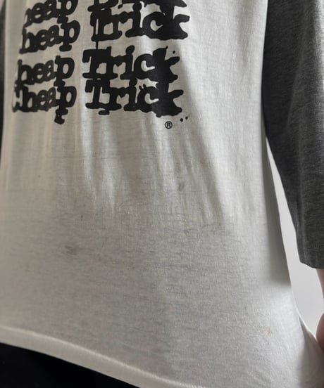 【USED】 80's Cheap Trick Raglan Tee / 201003-007