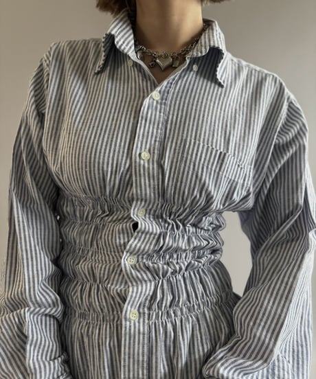 【RE;CIRCLE】 RE Shirring Shirt / 261008-002