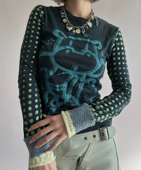 【USED】 Dead Stock All-Over Print L/S Tee / 261024-009