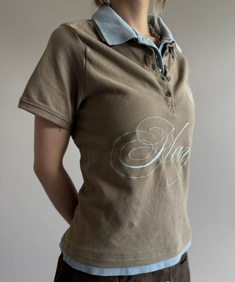 【Chinatsu Aoyama】 RE Player Polo Shirt / 260827-037