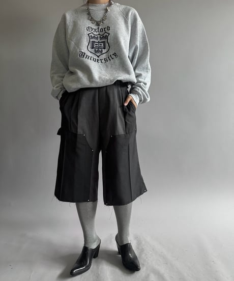 【Chinatsu Aoyama】 Re Suit Double Knee Shorts / 260921-005