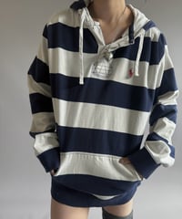 【USED】 Polo by Ralph Lauren Hooded Rugger Shirt / 260905-001