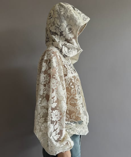 【RE;CIRCLE】RE Lace Hooded Jacket / 260824-010