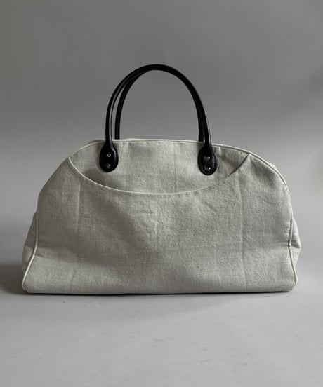 【RE;CIRCLE】 RE French Bedcover Boston Bag Wappen Ivory /261026-028