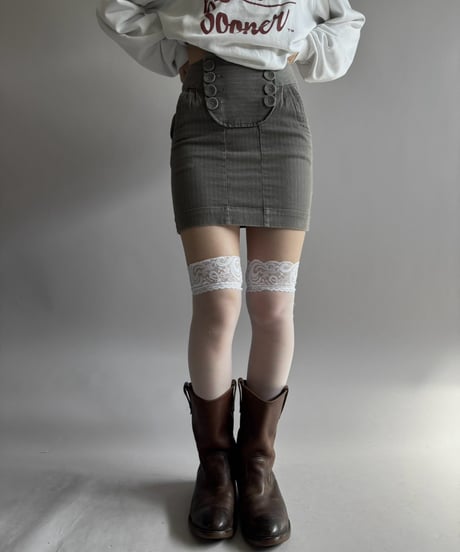 【USED】 Design Mini Skirt /261024-002