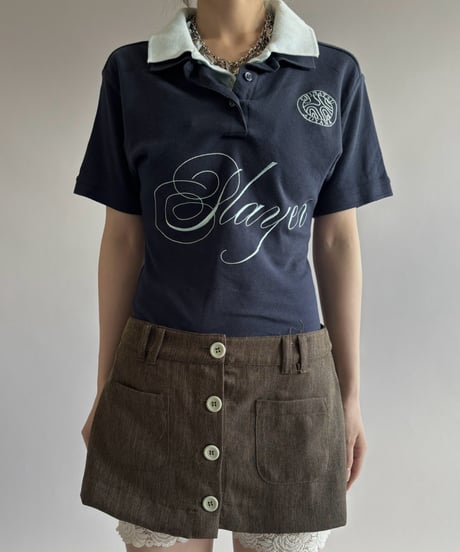 【Chinatsu Aoyama】 RE Player Polo Shirt / 260827-036