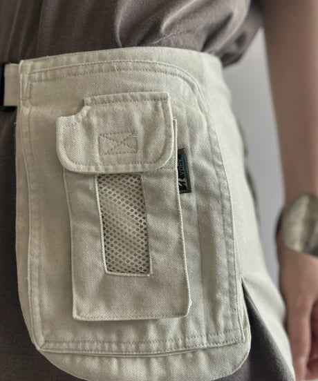 【RE;CIRCLE】  RE Fishing Vest Belt Bag / 260810-006