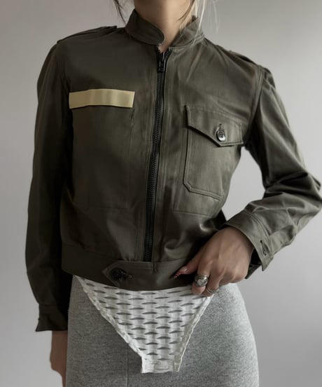 【USED】 Military Cropped Jacket  / 260926-010