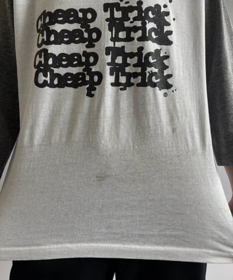 【USED】 80's Cheap Trick Raglan Tee / 201003-007