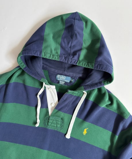 【USED】 Polo by Ralph Lauren Hooded Rugger Shirt / 260905-002