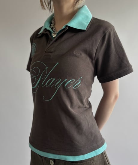 【Chinatsu Aoyama】 RE Player Polo Shirt / 260827-043