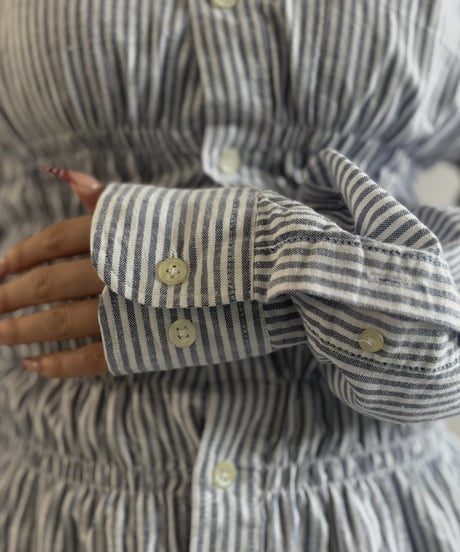 【RE;CIRCLE】 RE Shirring Shirt / 261008-002