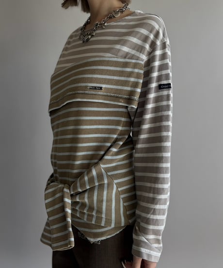 【Chinatsu Aoyama】 Patchwork Border Top  /  2601022-031
