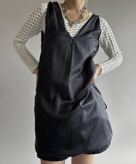 【USED】 Switching Silk N/S Jump Suit / 260926-026