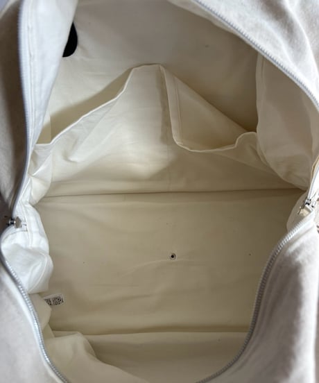 【RE;CIRCLE】 RE French Bedcover Boston Bag Wappen Ivory /261015-041