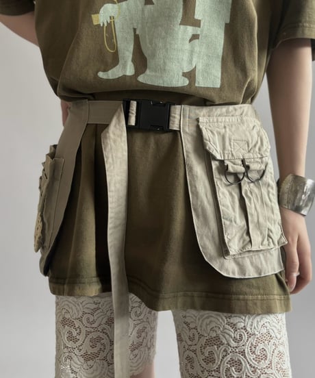 【RE;CIRCLE】  RE Fishing Vest Belt Bag / 260810-009