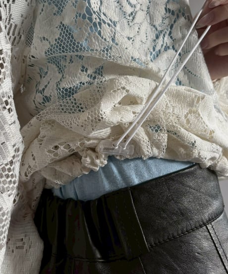 【RE;CIRCLE】RE Crochet  Hooded Blouson / 260709-011