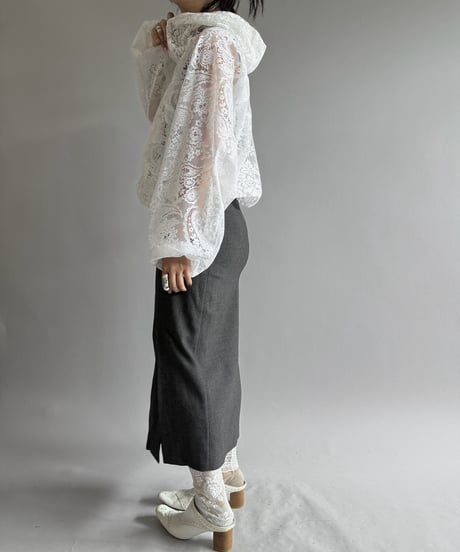 【RE;CIRCLE】RE Lace Hooded Jacket / 260914-010
