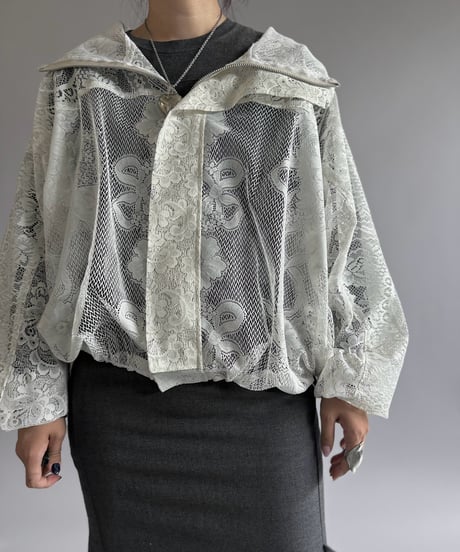 【RE;CIRCLE】RE Lace Hooded Jacket / 260914-008