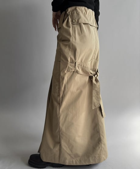 【RE;CIRCLE】 RE Trench Long Skirt  /261015-023