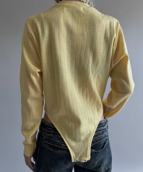 【RE;CIRCLE】 RE Rib Knit Leotard Top /261001-015