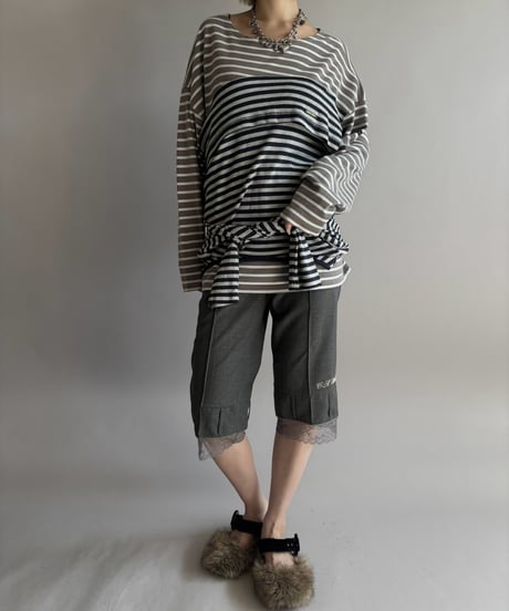 【Chinatsu Aoyama】 Suit Capri Pants  /  2601022-034