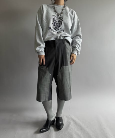 【Chinatsu Aoyama】 Re Suit Double Knee Shorts / 260921-006
