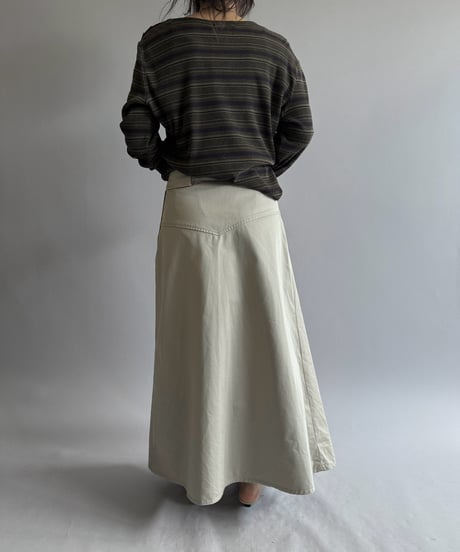 【USED】 Lauren Ralph Lauren Border Knit Top / 260905-024