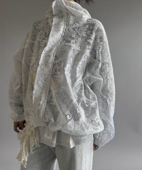【RE;CIRCLE】RE Lace Hooded Jacket / 260914-004