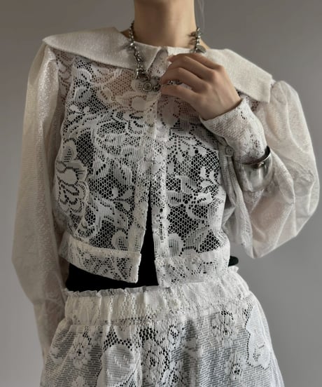 【RE;CIRCLE】RE Crochet  Blouse / 260709-005