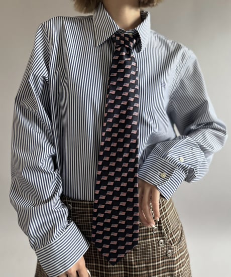 【USED】 Lauren Ralph Lauren Stripe Shirt / 261031-003