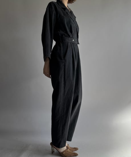 【USED】 Two-Tuck Cotton Jump Suit / 261024-011